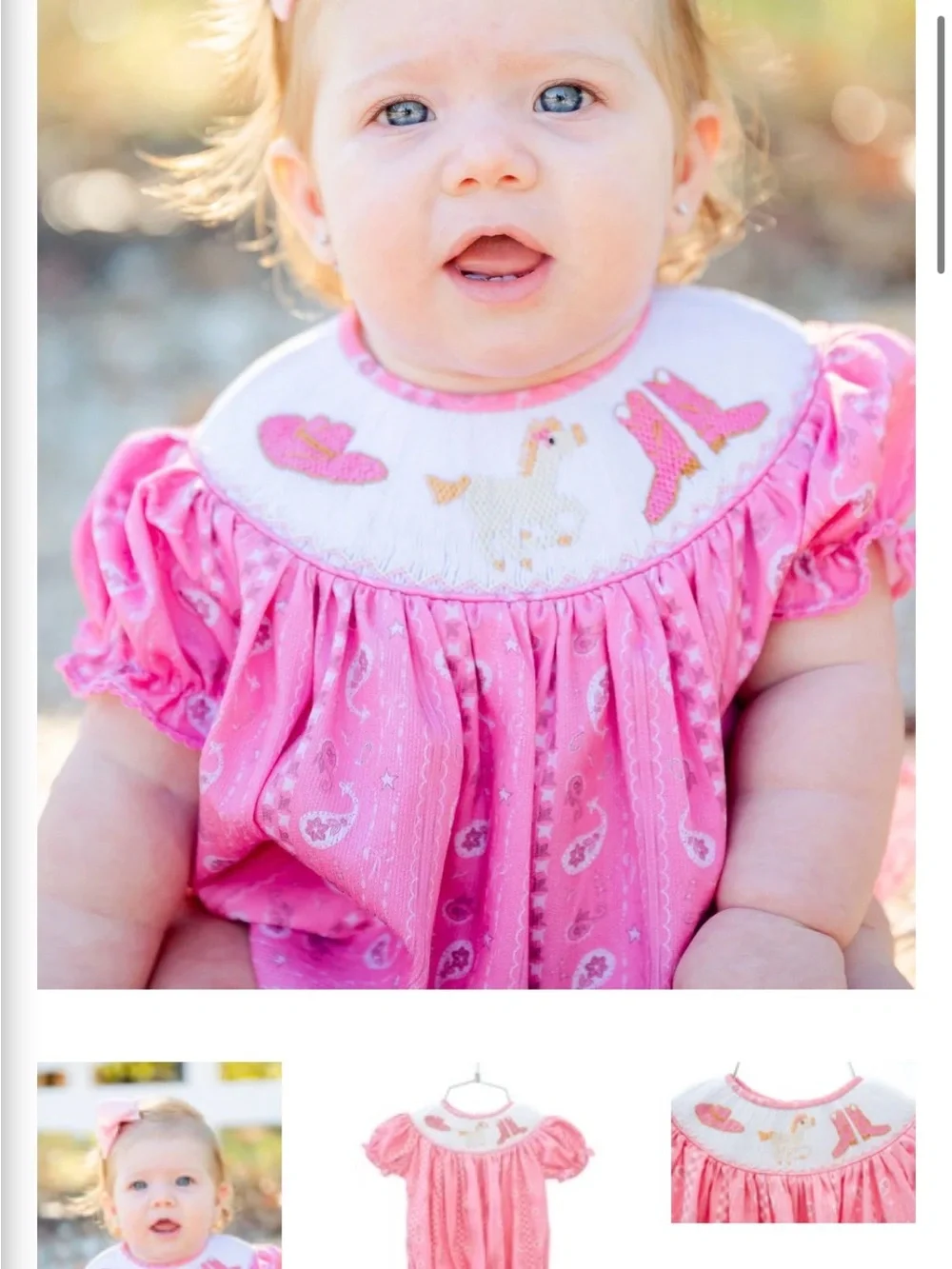 Ruth and Ralph Pink Bandana & Boots Bubble One-Piece